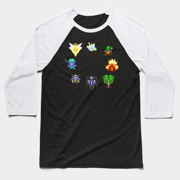 Mana Spirits Baseball T-Shirt by Quillix